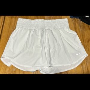 Nike Women's White Athletic Shorts